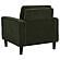 Ruth Fabric Upholstered Track Arm Accent Chair - Matcha Green by Coaster