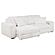 Jacana Corduroy Upholstered Dual Power Chaise Sofa - Ivory by Coaster