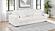 Jacana Corduroy Upholstered Dual Power Chaise Sofa - Ivory by Coaster
