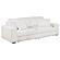 Jacana Corduroy Upholstered Dual Power Chaise Sofa - Ivory by Coaster