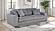 Jacana Corduroy Upholstered Dual Power Chaise Sofa - Grey by Coaster