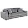 Jacana Corduroy Upholstered Dual Power Chaise Sofa - Grey by Coaster