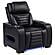 Zuma Faux Leather Upholstered Dual Power LED Recliner - Black by Coaster