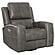 Brickston Triple Power Swivel Glider Recliner - Charcoal by Coaster