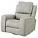 Brickston Triple Power Swivel Glider Recliner - Grey by Coaster