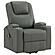 Armstrong Upholstered Power Lift Massage Recliner - Grey by Coaster