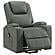 Armstrong Upholstered Power Lift Massage Recliner - Grey by Coaster