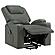 Armstrong Upholstered Power Lift Massage Recliner - Grey by Coaster