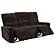 Navarro Chenille Upholstered Reclining Sofa - Dark Brown by Coaster