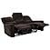 Navarro Chenille Upholstered Reclining Sofa - Dark Brown by Coaster