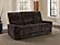 Navarro Chenille Upholstered Reclining Sofa - Dark Brown by Coaster