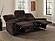 Navarro Chenille Upholstered Reclining Sofa - Dark Brown by Coaster