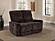 Navarro Chenille Upholstered Reclining Loveseat - Dark Brown by Coaster