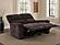 Navarro Chenille Upholstered Reclining Loveseat - Dark Brown by Coaster
