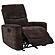 Navarro Chenille Upholstered Glider Recliner - Dark Brown by Coaster