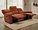 Navarro Chenille Upholstered Reclining Sofa - Burnt Orange by Coaster
