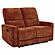 Navarro Chenille Upholstered Reclining Loveseat - Burnt Orange by Coaster