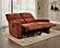 Navarro Chenille Upholstered Reclining Loveseat - Burnt Orange by Coaster
