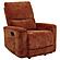 Navarro Chenille Upholstered Glider Recliner - Burnt Orange by Coaster