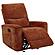 Navarro Chenille Upholstered Glider Recliner - Burnt Orange by Coaster