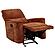 Navarro Chenille Upholstered Glider Recliner - Burnt Orange by Coaster