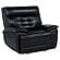 Hewitt Leather Upholstered Dual Power Recliner Chair - Black by Coaster