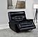 Hewitt Leather Upholstered Dual Power Recliner Chair - Black by Coaster