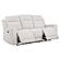 Kennett Chenille Upholstered Power Reclining Sofa - Ivory by Coaster