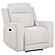 Kennett Chenille Upholstered Power Recliner Chair - Ivory by Coaster