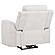 Kennett Chenille Upholstered Power Recliner Chair - Ivory by Coaster