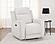 Kennett Chenille Upholstered Power Recliner Chair - Ivory by Coaster