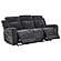 Kennett Chenille Upholstered Power Reclining Sofa Dark - Grey by Coaster