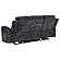 Kennett Chenille Upholstered Power Reclining Sofa Dark - Grey by Coaster