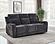 Kennett Chenille Upholstered Power Reclining Sofa Dark - Grey by Coaster