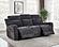 Kennett Chenille Upholstered Power Reclining Sofa Dark - Grey by Coaster