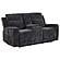 Kennett Chenille Upholstered Power Reclining Loveseat - Grey by Coaster