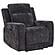 Kennett Chenille Upholstered Power Recliner Chair Dark - Grey by Coaster