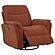 Adler Upholstered Power Swivel Glider Recliner - Rust by Coaster
