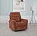 Adler Upholstered Power Swivel Glider Recliner - Rust by Coaster