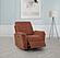 Adler Upholstered Power Swivel Glider Recliner - Rust by Coaster