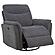 Adler Upholstered Power Swivel Glider Recliner - Charcoal Grey by Coaster