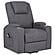 Louie Chenille Upholstered Power Lift Massage Chair - Grey by Coaster