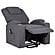 Louie Chenille Upholstered Power Lift Massage Chair - Grey by Coaster