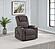 Louie Chenille Upholstered Power Lift Massage Chair - Brown by Coaster