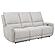 Sylmar Chenille Upholstered Power Reclining Sofa - Dove Grey by Coaster