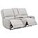 Sylmar Chenille Upholstered Power Reclining Loveseat - Dove Grey by Coaster
