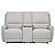 Sylmar Chenille Upholstered Power Reclining Loveseat - Dove Grey by Coaster