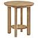 Ottowa Round Wood Side End Table With Shelf - Washed Oak by Coaster
