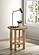 Ottowa Round Wood Side End Table With Shelf - Washed Oak by Coaster