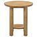 Ottowa Round Wood Side End Table With Shelf - Washed Oak by Coaster